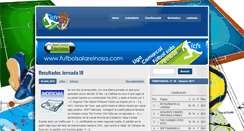 Desktop Screenshot of futbolsalareinosa.com